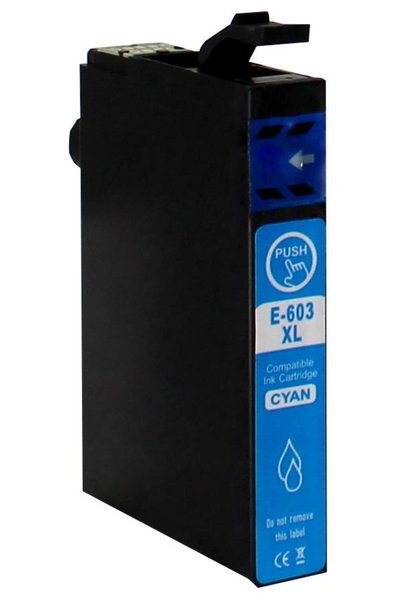 EPSON Συμβατό δοχείο μελάνης κυανού χρώματος EP-603XC