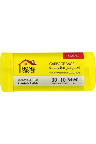 Generic HOME CHOICE 10 Gallons Scented-LEMON, Pack of 30-Pieces, Size 54*60 c...