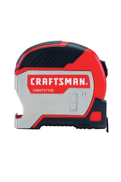 CraftSman شريط قياس مع فتاحة زجاجات، صغير الحجم، 9 أقدام (CMHT37109S)