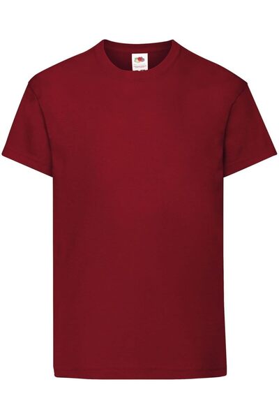 OtherMax Tricou pentru copii T-shirt din bumbac respirabil roșu 7-8 ani 128cm