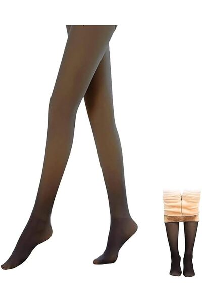 AZONEE Women's Fleece Lined Tights Thermal Pantyhose Leggings Opaque Winter W...
