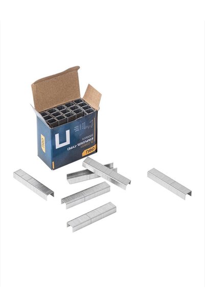 Deli Capse tip D pentru capsator, Tools, 2000 buc, Gri metalizat