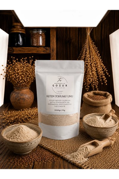 Taş Değirmen Keten Tohumu Unu - 1kg paket