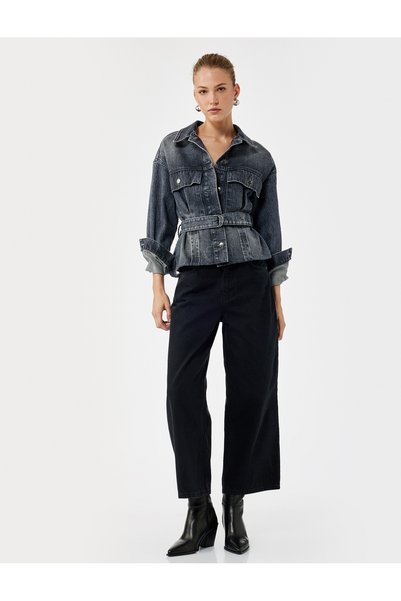 Koton Women Black Plain Jeans