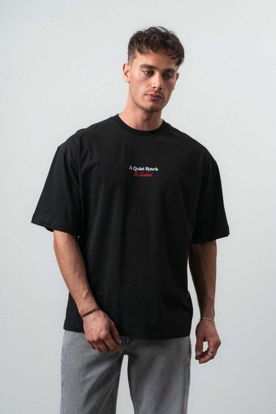 Respire T-Shirt Oversized, Κέντημα στην πλάτη, Matchbox Spark, Βαμβακερό, Στρ...