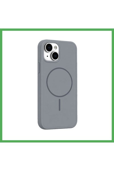 Nur store Çanta iPhone 15 Azus Magsafe Cover - Gray Bezoss