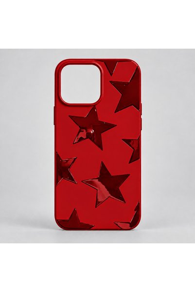 Mobildizayn iPhone 11 Uyumlu Baskılı Kırmızı Telefon Kılıfı K1271