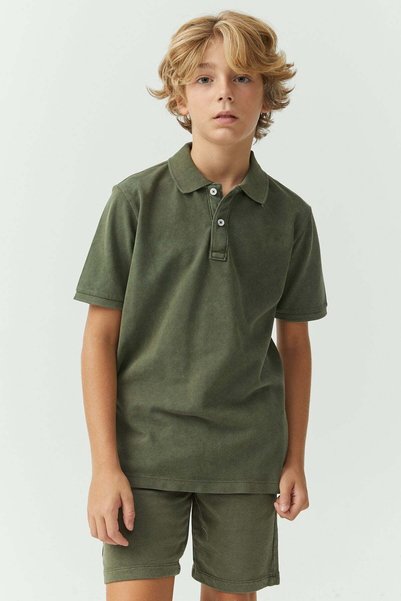 PAULMARK Boy's Polo Neck T-shirt
