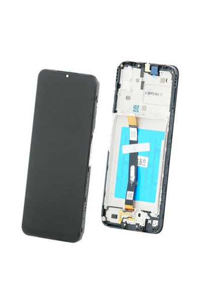 Samsung Γνήσια Οθόνη LCD με Αφή Galaxy A22 5G SM-A226B/DS, Μαύρη GH81-20694A