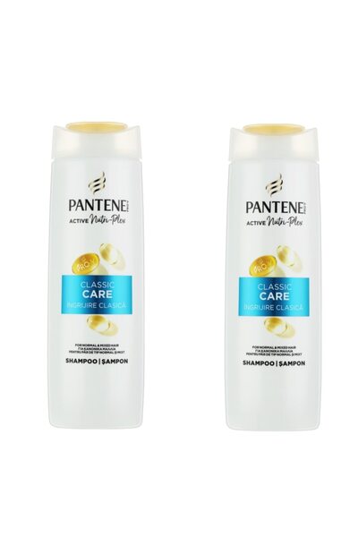 Pantene SET 2X Șampon Active Nutri-Plex Classic Care, pentru Păr Normal, 625 ml