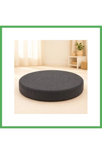 Nur store Çanta Pernă rotundă · 40 × 40 × 7 cm |   Antracit |   Interior BEZOSS