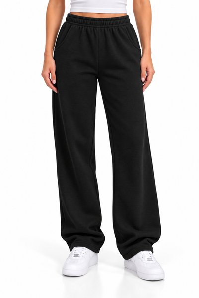ENB1R MODA Pantaloni de trening UNISEX supradimensionați, cu picior larg, cu ...