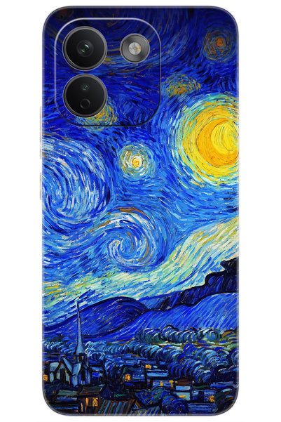 Ceppare Xiaomi Redmi Note 17 PRO MAX Uyumlu Kılıf Desen Baskılı Silikon Yıldı...