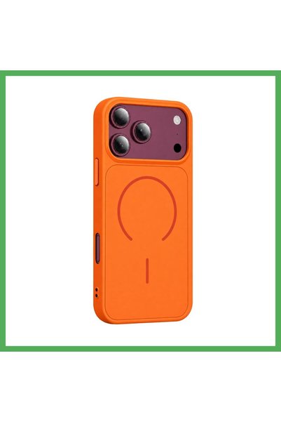 Nur store Çanta iPhone 18 Pro Azus Magsafe Cover - Orange Bezoss