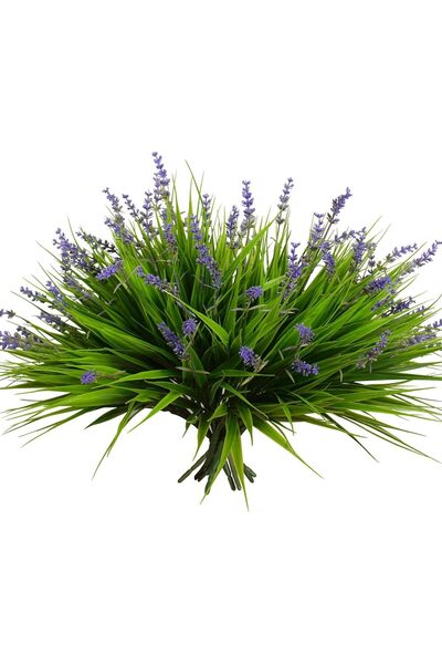 Generic زهور صناعية للخارج، 10 باقات من النباتات الاصطناعية، زهور حمراء خارجي...