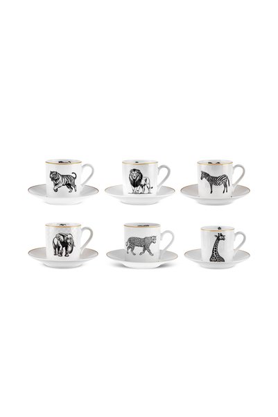 Karaca Wilder 6 Kişilik Kahve Fincan Takımı 80 ml
