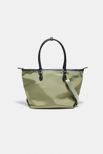Stradivarius Kontrast omuz askılı shopper çanta