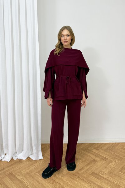 Melike Tatar Triple Knitwear Set 96-004