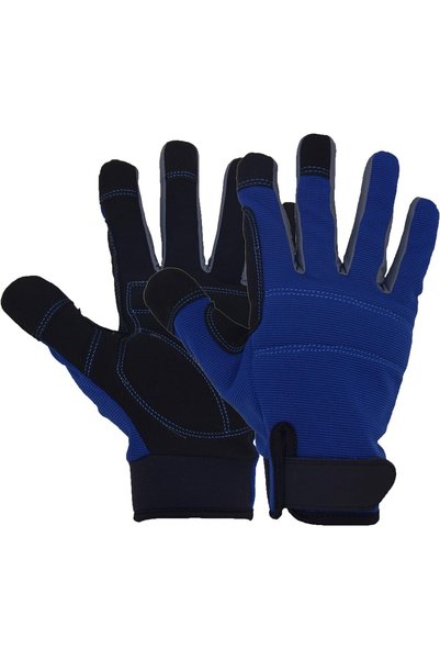 GENERAL Men's Touchscreen Utility Gloves - Premium Synthetic Leather with Fle...