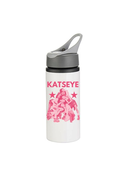 Photoretous Μπουκάλι Katseye 650ml με λευκό-γκρι καπάκι