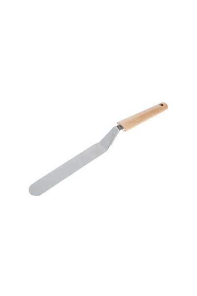 Jumbo Metal Spatula with Wooden Handle 34cm