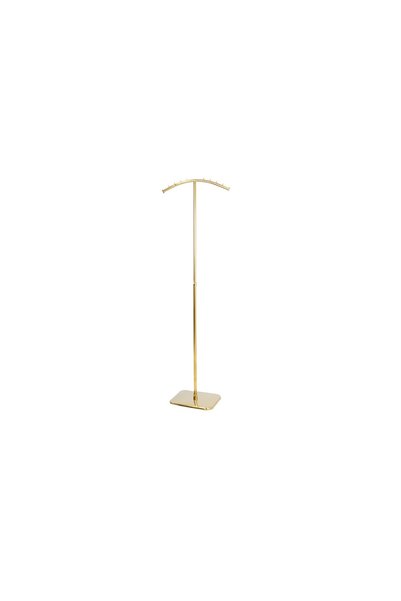 IN HOME STORE ستاند تعليق ملابس معدني ذهبي بتصميم عصري وأنيق
