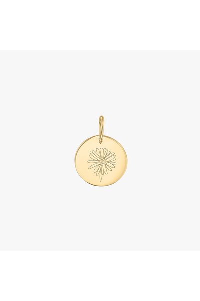 Indira Jewelry Pandantiv din aur Birthflower - April Daisy
