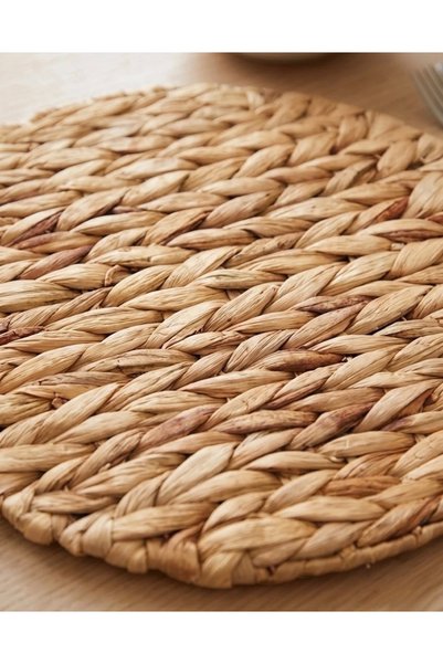 HND CONCEPT Wicker Thick Braided American Service Set 35 cm Set of 4