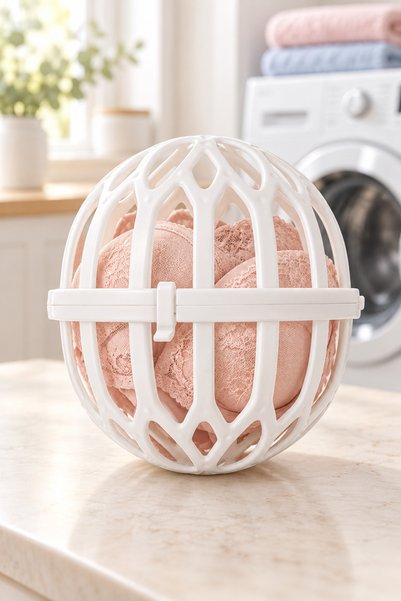 EMİLA HOME 2 Pieces Bra Washing Ball – Bra Protection Cage for Washing Machine
