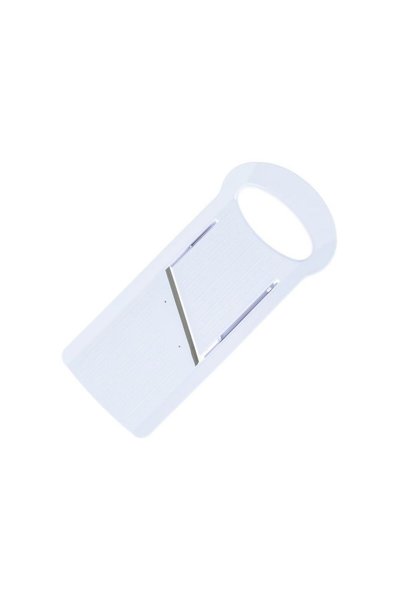 Jumbo Feliator din Plastic Alb cu 3 Dimensiuni de Taiere pentru Legume si Fru...