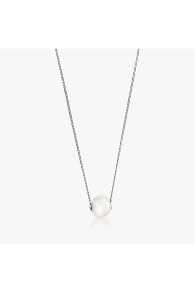 Indira Jewelry Gabrielle silver necklace - Cultured Pearls