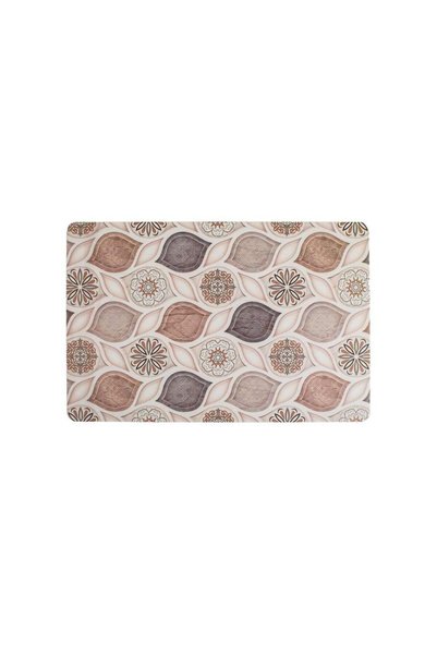 Jumbo Suport Farfurie Ecru Bej cu Model "Moroccan" 43.5x28.5cm