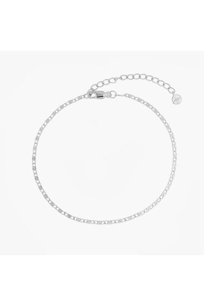 Indira Jewelry Silver Anchor Ankle Bracelet