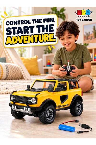 TOY GARDEN Remote Control Off Road SUV 1:16 Scale RC Crawler Toy Car, Recharg...