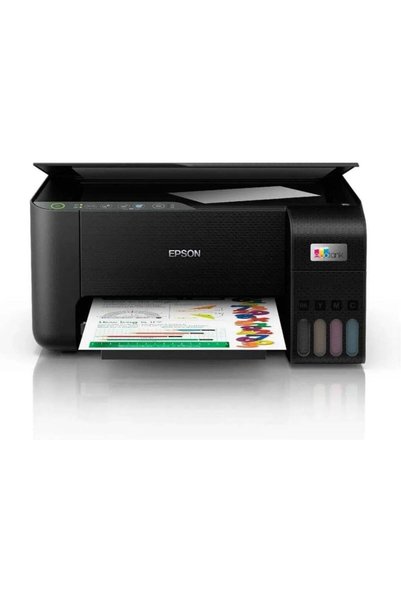 EPSON ECOTANK L3251 Renkli Deskjet AIO A4 Fotokopi Tarayıcı Wİ-Fİ Tanklı Yazıcı (Orijinal Mürekkepli