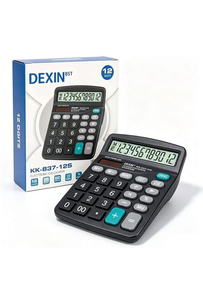 ANYUAN DEXIN BST KK‑837‑12S Desktop Calculator,12‑Digit Large Display,Dual Po...