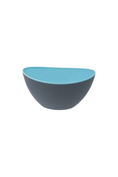 Jumbo Plastic Bowl Gondola Turquoise Grey 330ml