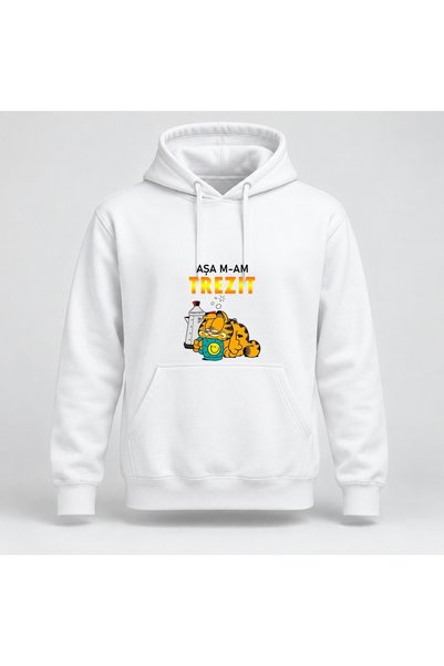 Fabricacucadouri.ro Hanorac personalizat Asa m am trezit pisica