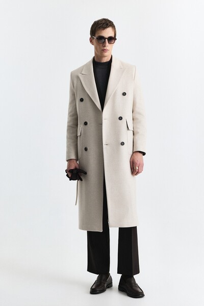 Antioch Double Breasted Belted Coat
