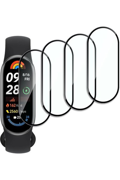 GENERAL [4 Pack] Screen Protector for Xiaomi Smart Band 9, 3D Full Coverage l...