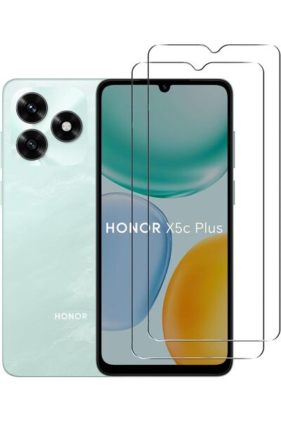 Generic [2 Pack] Tempered Glass for Honor X5C Plus / X5C Screen Protector,9H ...