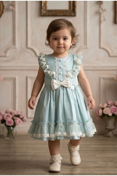 special gift house 2-Piece Children's Dress (Dress - Hair Accessory)