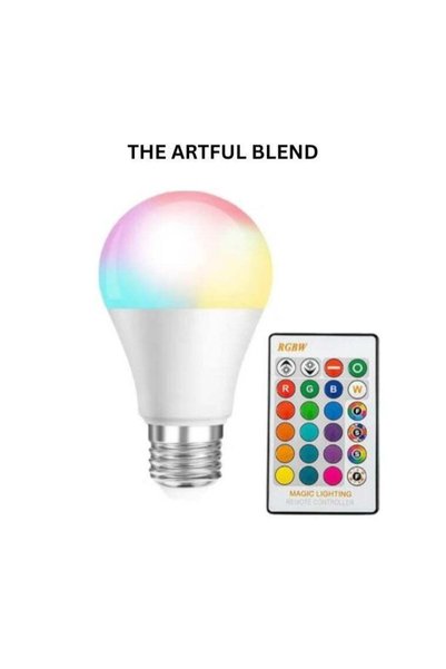 Generic THE ARTFUL BLEND RGBW Smart LED Light Bulb E27 18W – 24 Color Changin...