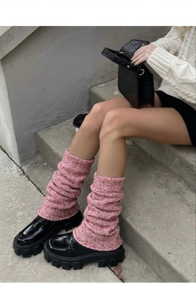 Generic Brand Dust Cover Knitwear Fabric Wristband Winter Accessory Socks