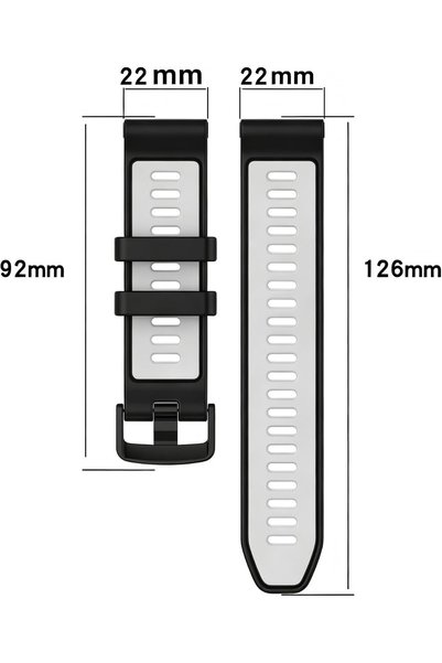 Generic سوار متوافق مع Garmin Forerunner 965 - حزام بديل من السيليكون الناعم ...