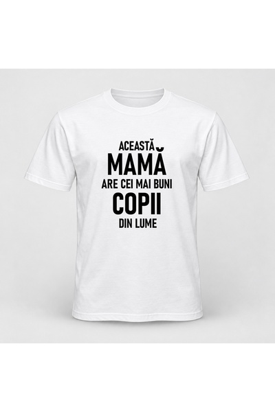 Fabricacucadouri.ro Tricou personalizat Aceasta mama are cei mai buni copii d...