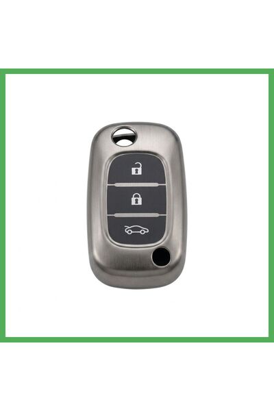 Nur store Çanta Renault Fluence Compatible Silicone Auto Key Remote Case Cove...