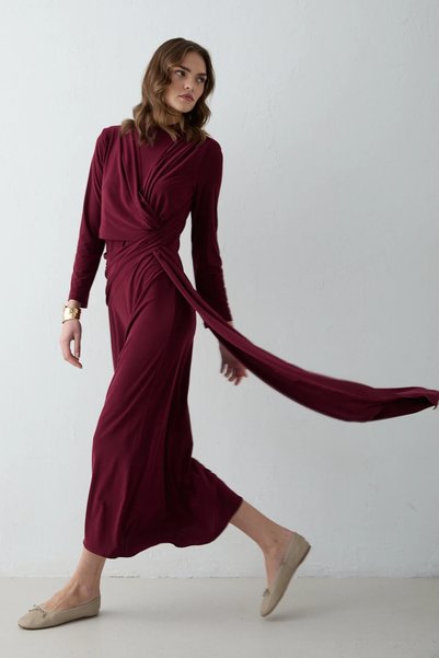 Melike Tatar Detailed Dress 32-2697