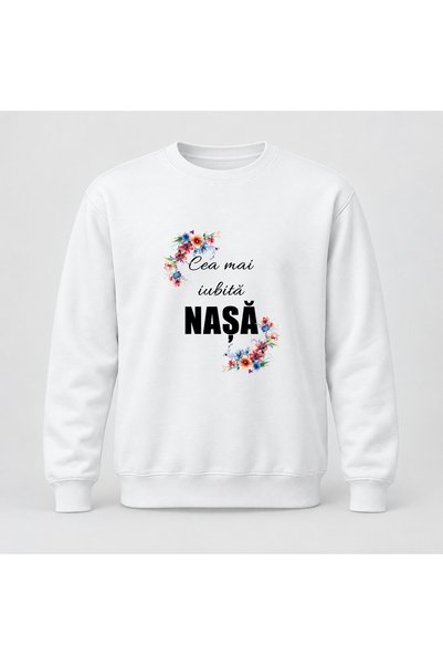 Fabricacucadouri.ro Pulover personalizat Cea mai iubita nasa