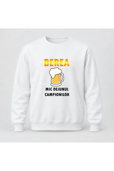 Fabricacucadouri.ro Pulover personalizat Berea, mic dejunul campionilor